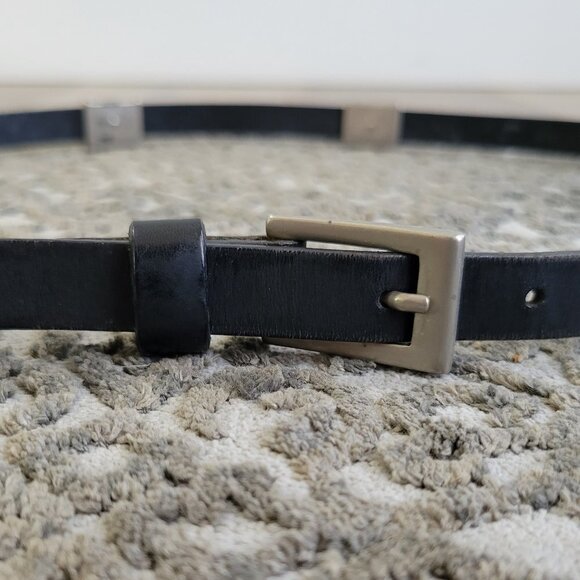 ibel Italian Leather Skinny Belt main image 5